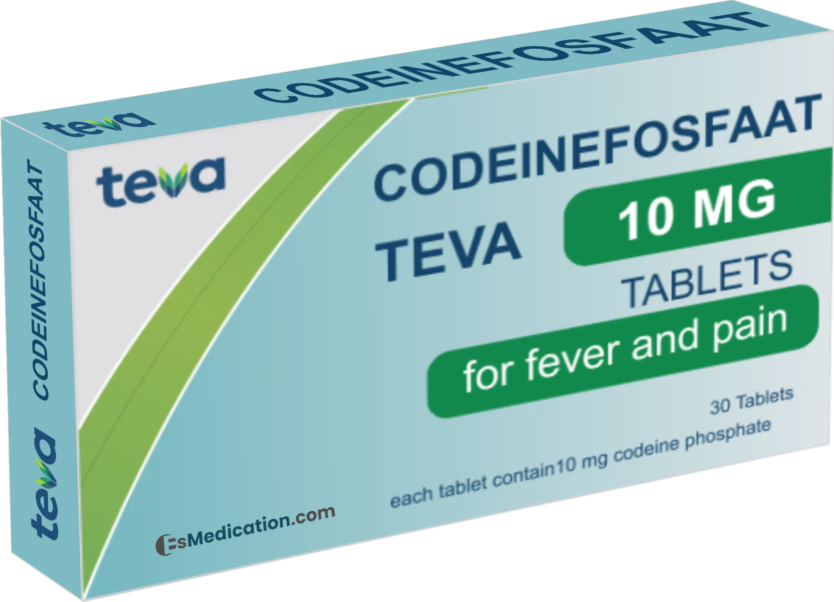 Codéine 10 MG (30 comprimés) - EsMedication.com