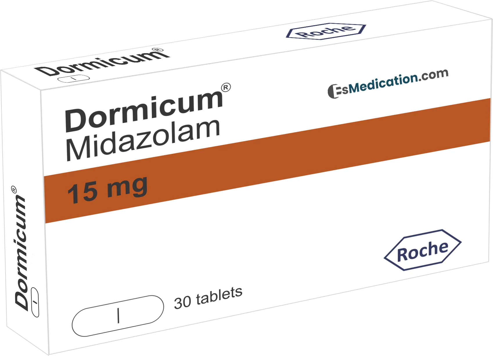 Dormicum 15mg (30 comprimés) - EsMedication.com