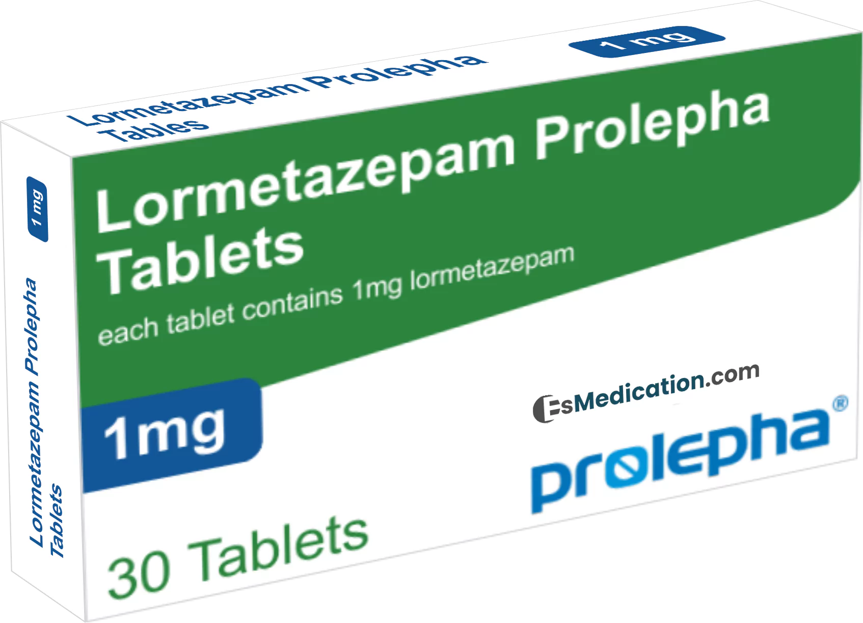 Lormétazépam 1 MG (30 comprimés) - EsMedication.com