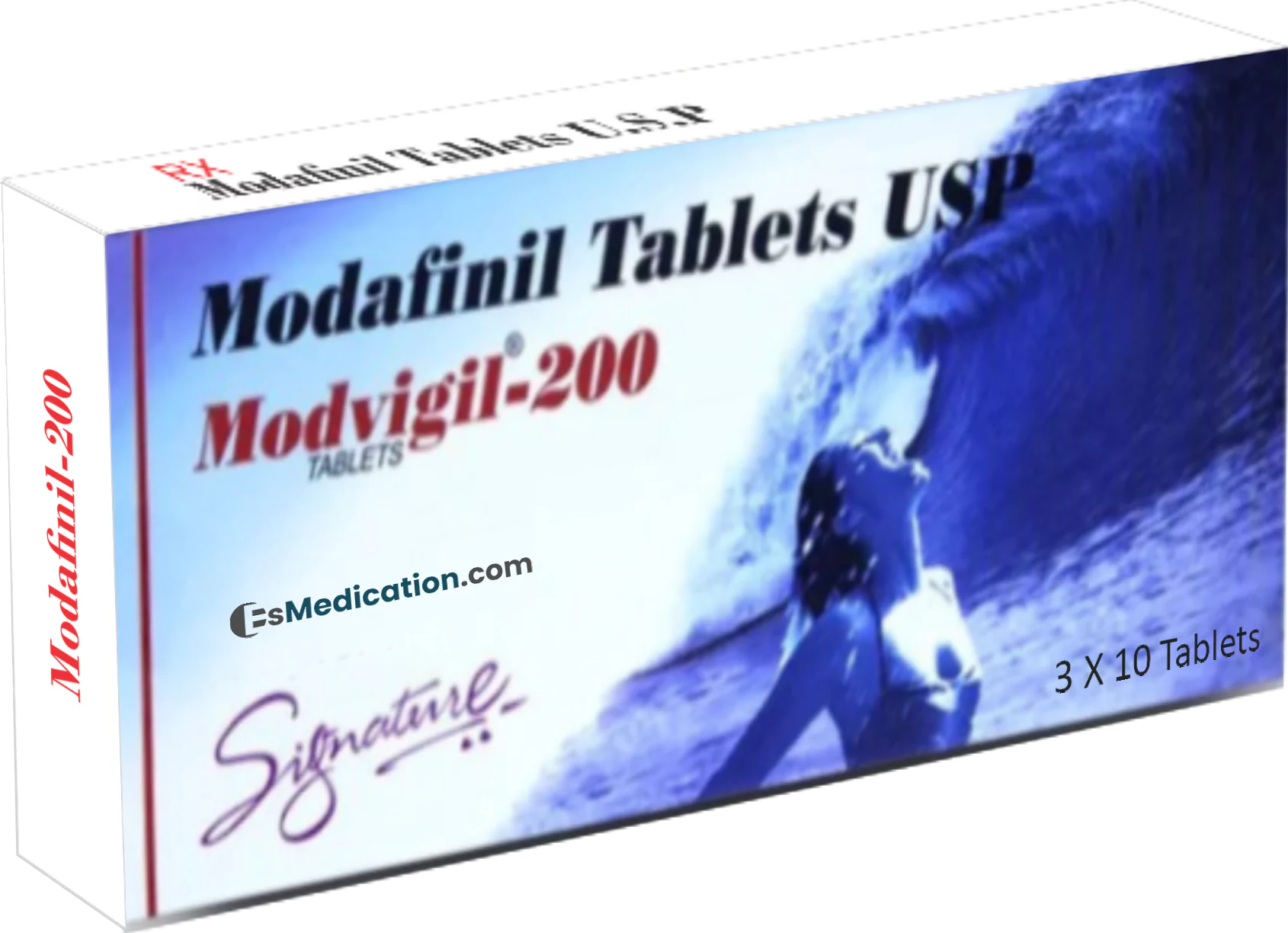 Modafinil 200 MG (30 comprimés) - EsMedication.com