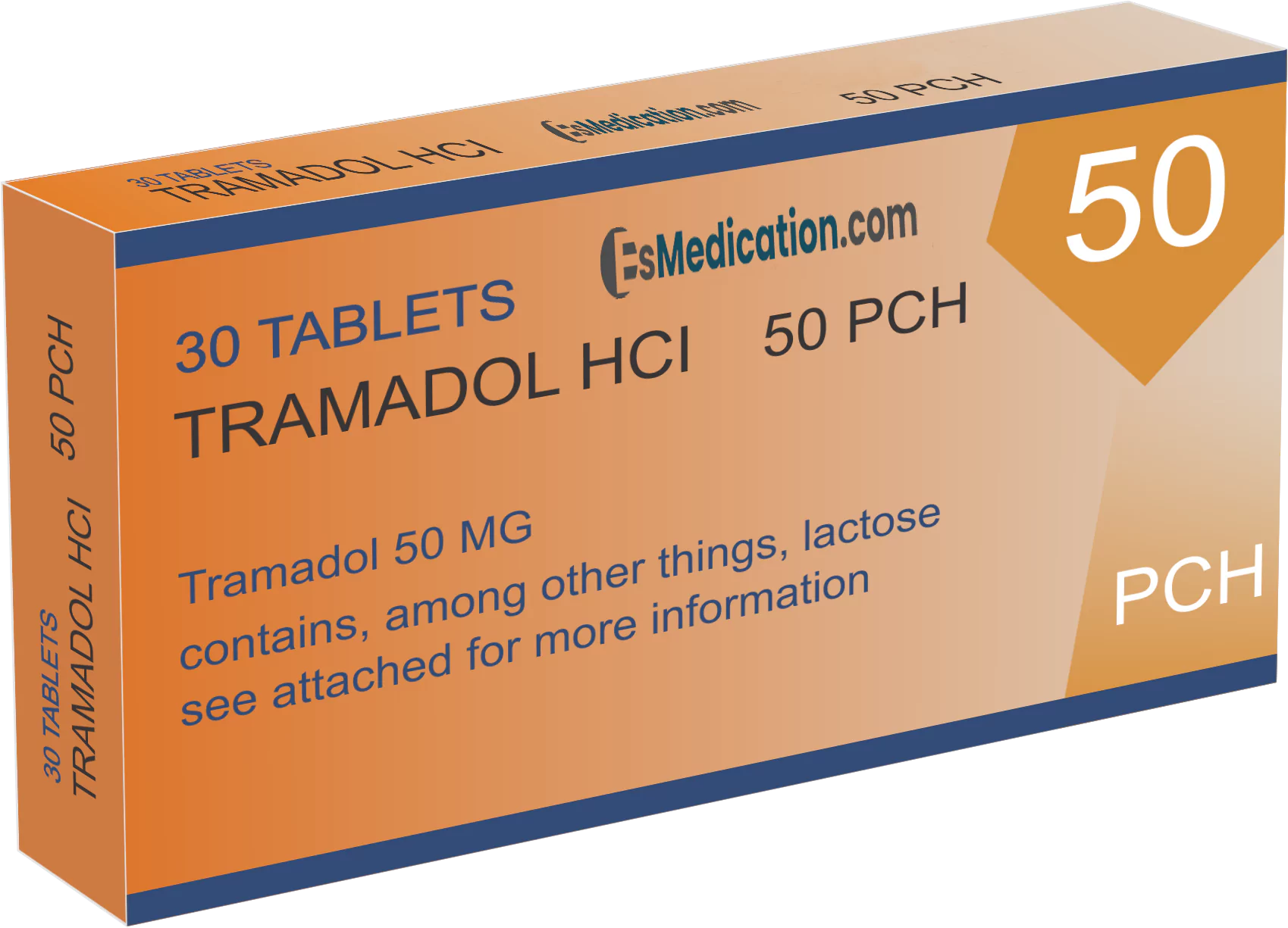 Tramadol 50 MG (30 comprimés) - EsMedication.com