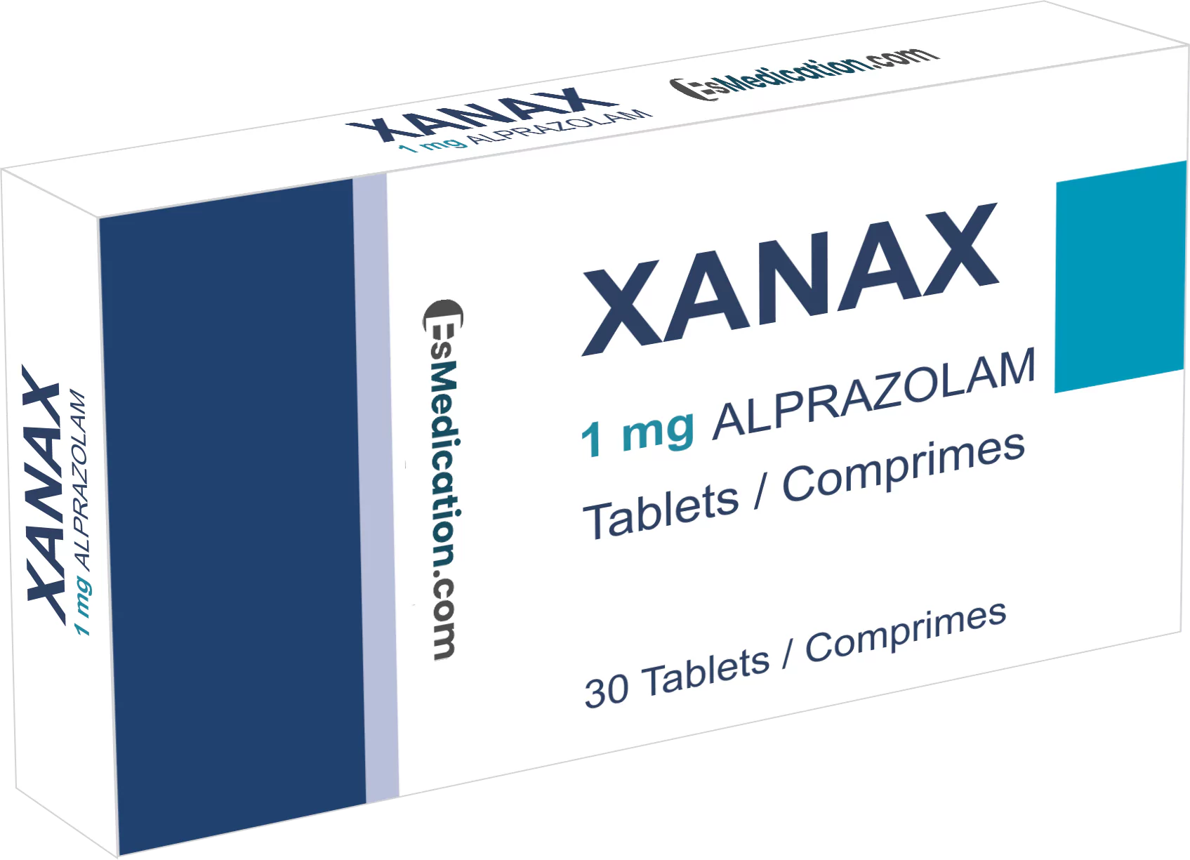 Xanax 1 MG 2*15 (30 Comprimes) - EsMedication.com