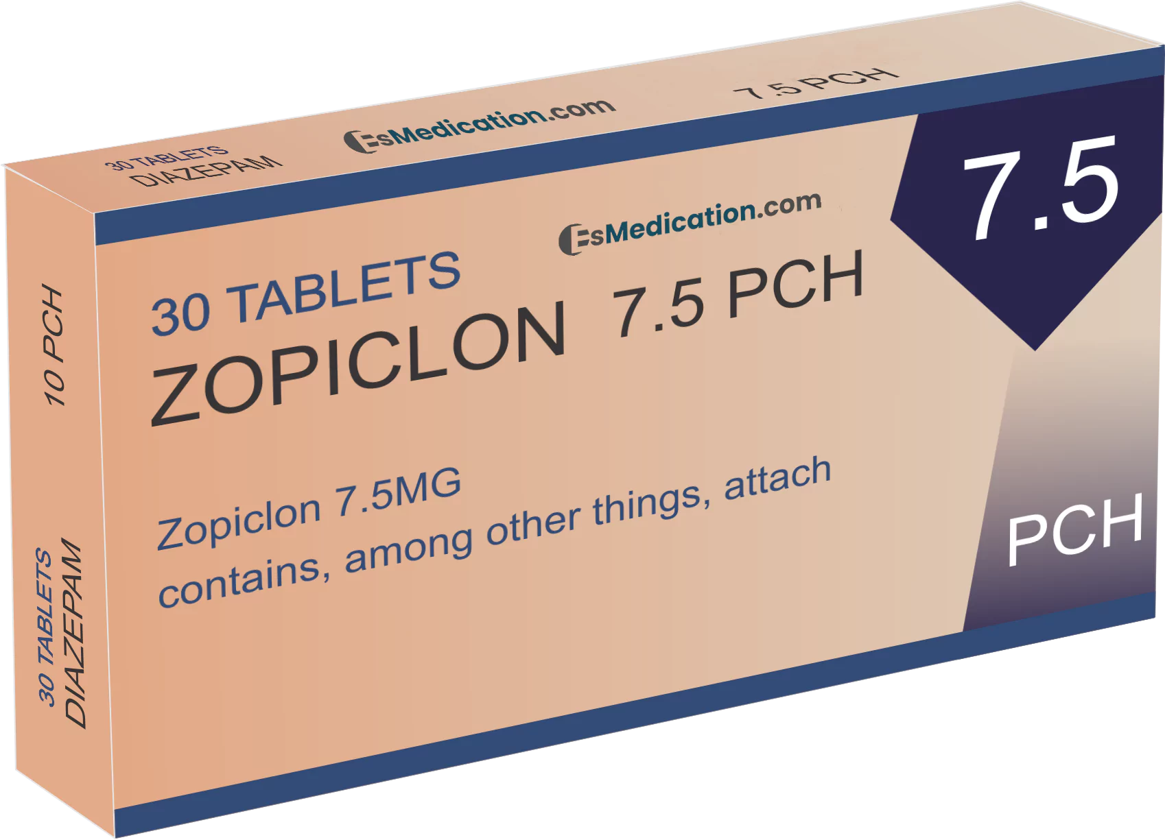 Zopiclon 7.5MG (30 Comprimés) - EsMedication.com