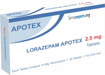 Lorazépam 2.5 mg (30 comprimés) - EsMedication.com