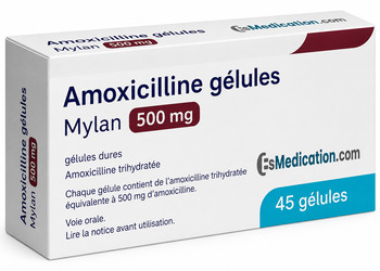 Amoxicilline 500 mg 30 Gélules-Esmedication.com