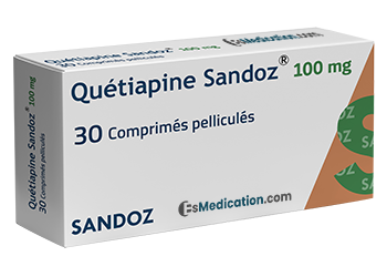 Quetiapine 100 mg 30 Comprimes Esmedication.com