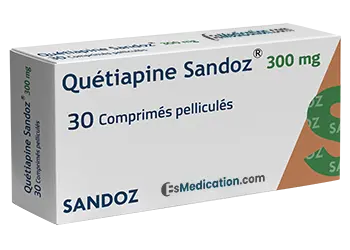 Quetiapine 300 mg 30 Comprimes Esmedication.com