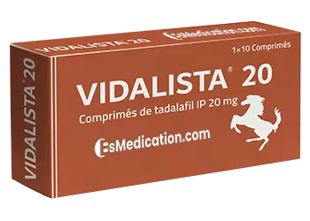 Vidalista 20MG 10 Comprimes Esmedication.com