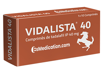 Vidalista 40MG 10 Comprimes Esmedication.com