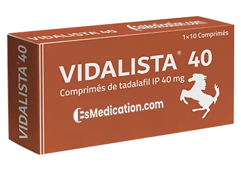 Vidalista 40MG 10 Comprimes Esmedication.com