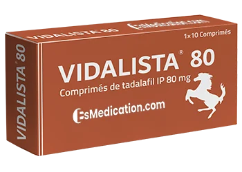 Vidalista 80MG 10 Comprimes Esmedication.com